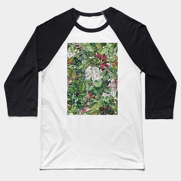 Urban Jungle Illustration 2 Baseball T-Shirt by gusstvaraonica